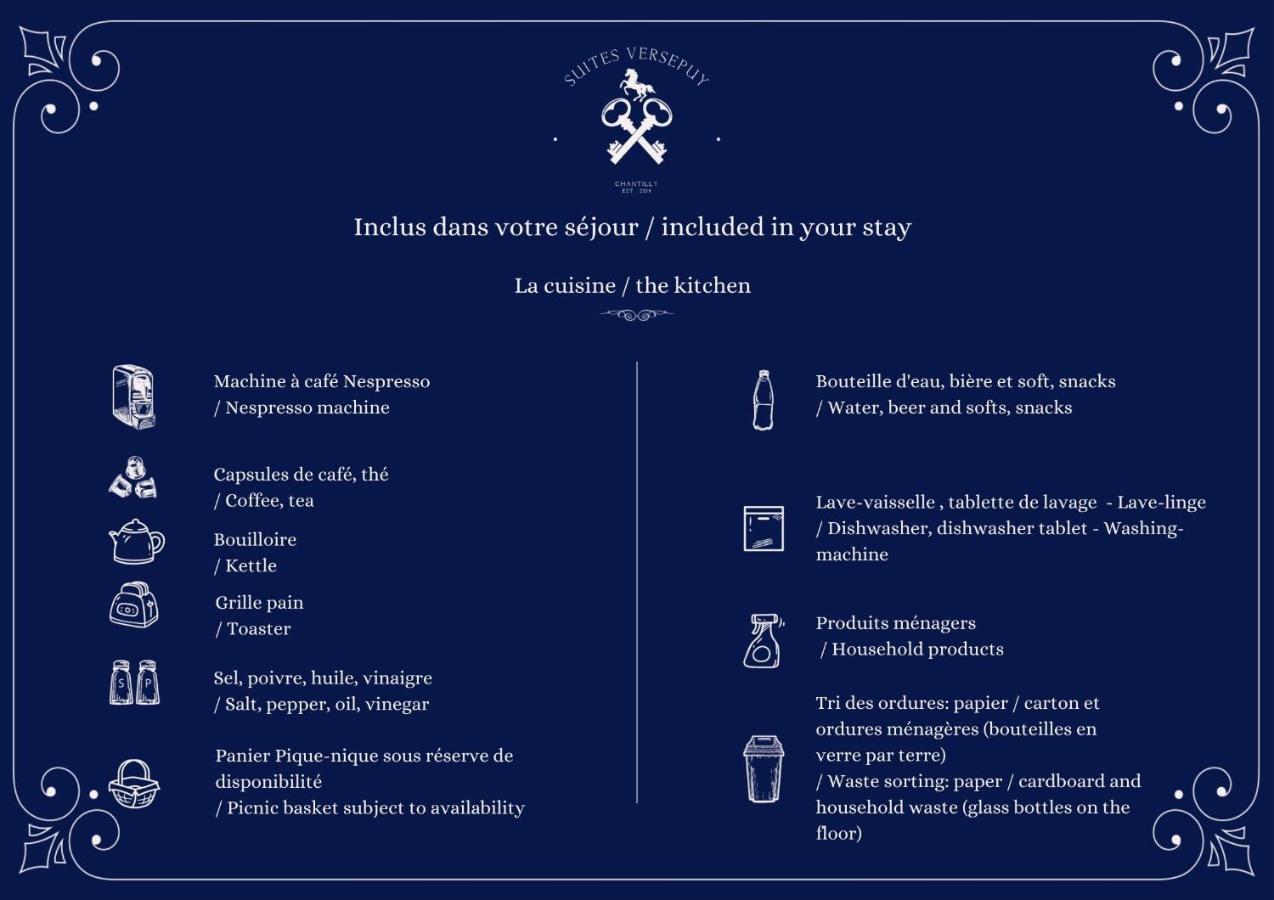 Suite Appart Place Versepuy Chantilly Eksteriør bilde